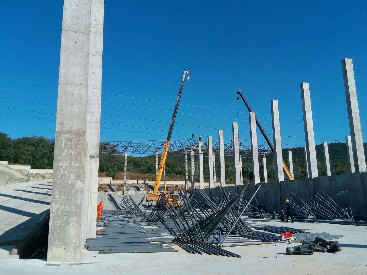 上饶搅拌站网架